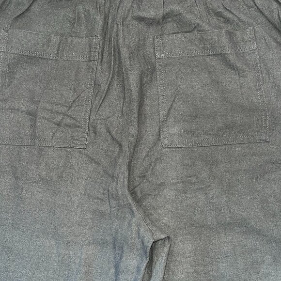 SPLENDID Angie Coastal Linen Blend Wide Leg Pull On Pants -Size L - Picture 6 of 14